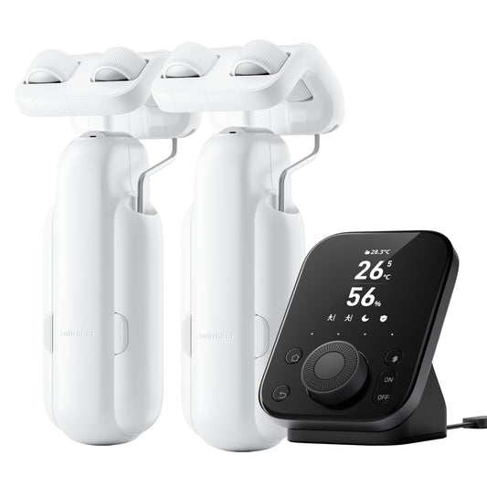 SwitchBot Smart Automatic Curtain Opener 2 Pack with Hub3, App/Timer Control, Alexa, Google Home & HomeKit Compatible